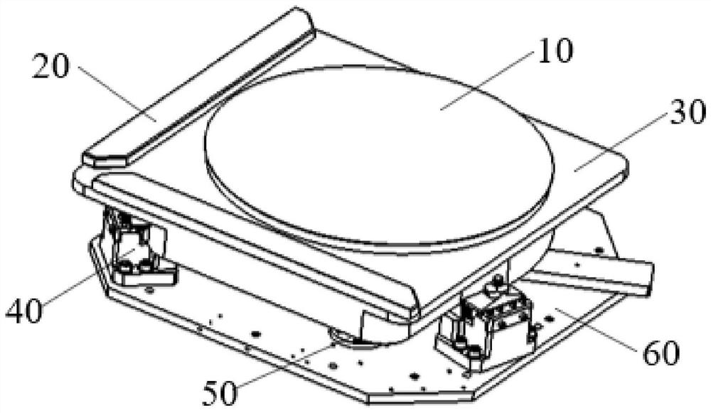 Longitudinal motion platform and electron beam detection equipment with same