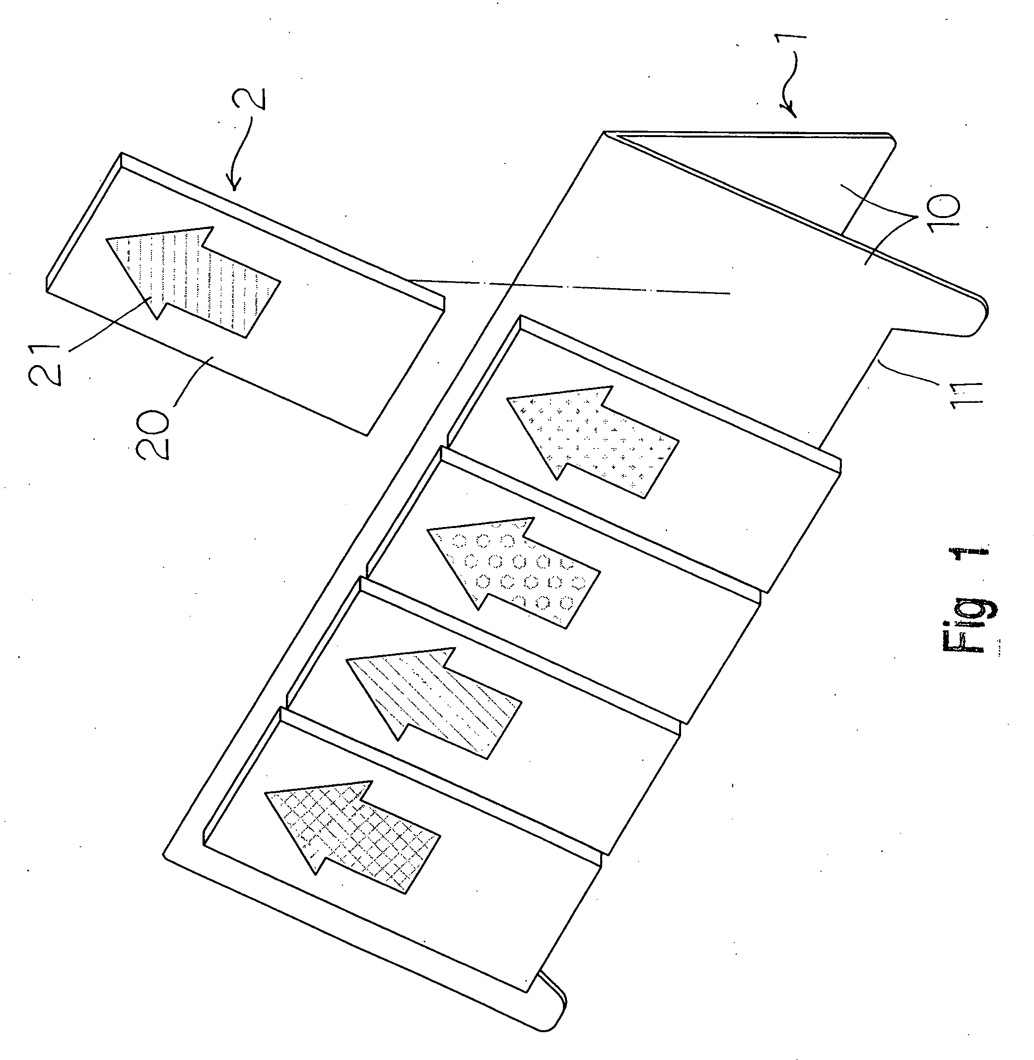 A memo paper structure