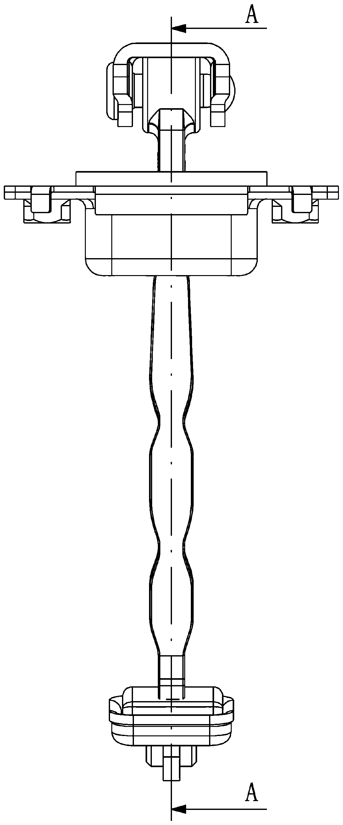 Polyurethane spring slide block stopper