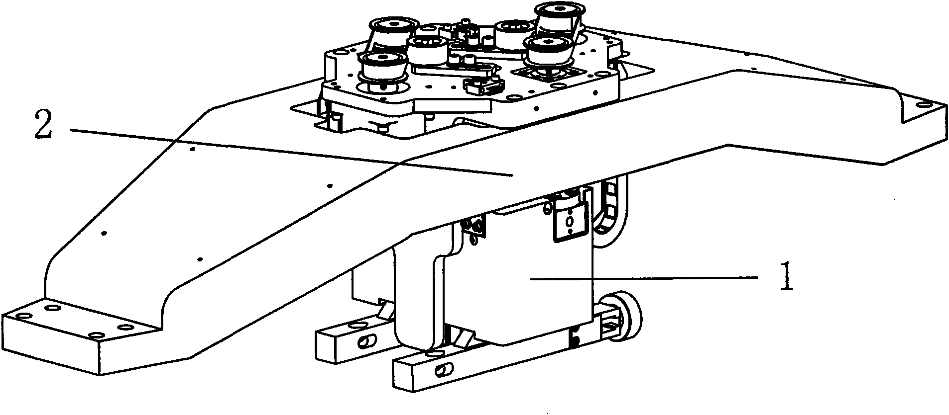 Contact sensing scarper mechanism and full automatic vision printer