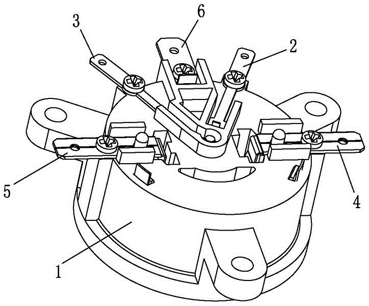 Five-pole waterproof electrical connector