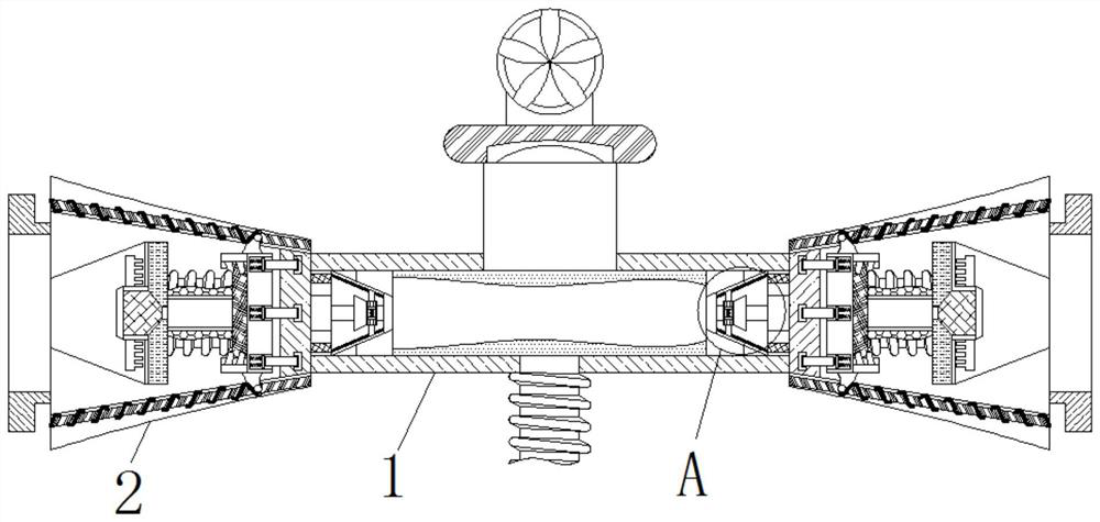 Filter plate disassembly-free automatic cleaning device for flue gas flow measurement