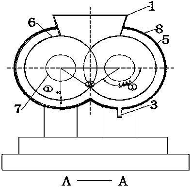 Pyrolyzer for treating combustible components in household garbage