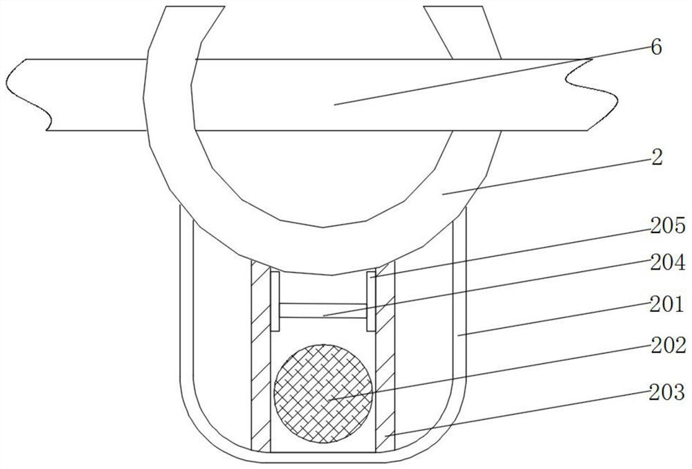 Water quality sample collecting device for microorganism water quality detection