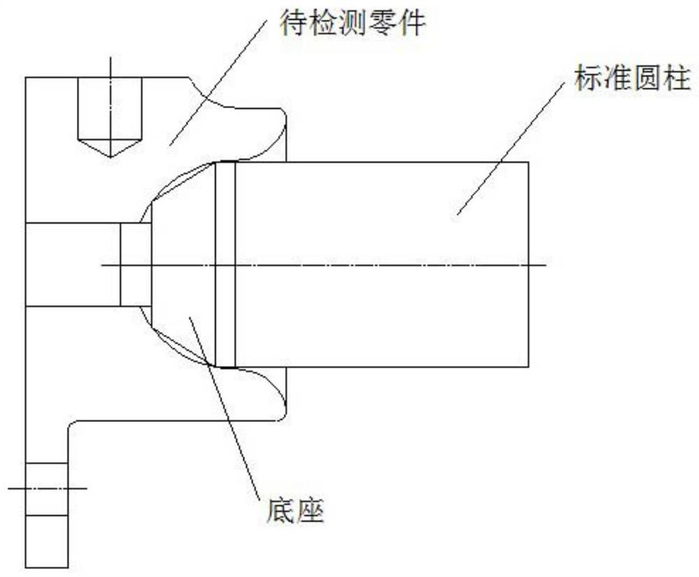 Spherical surface detection method of ball socket part