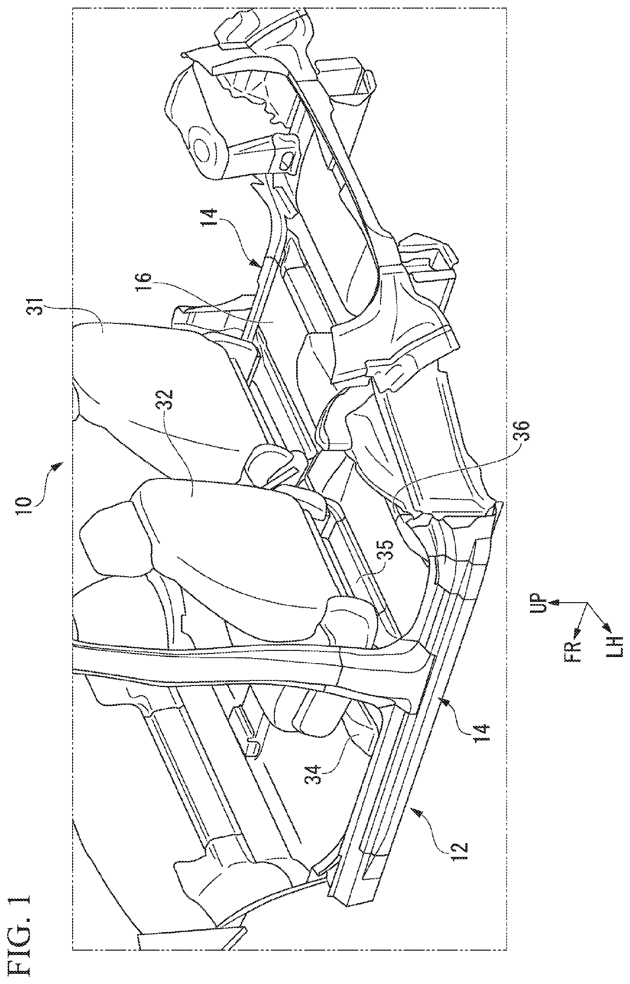 Vehicle body lower structure