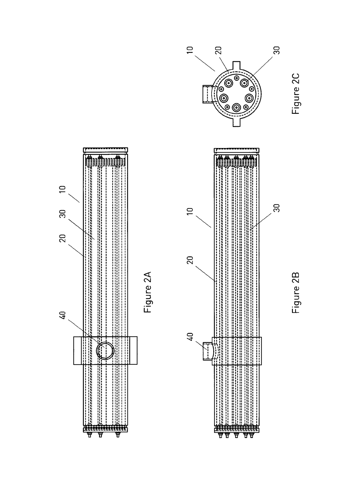 Tubular member with spiral flow