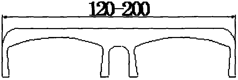 Multi-color glasses frame blank and shell profile shapes blank as well as molding equipment thereof