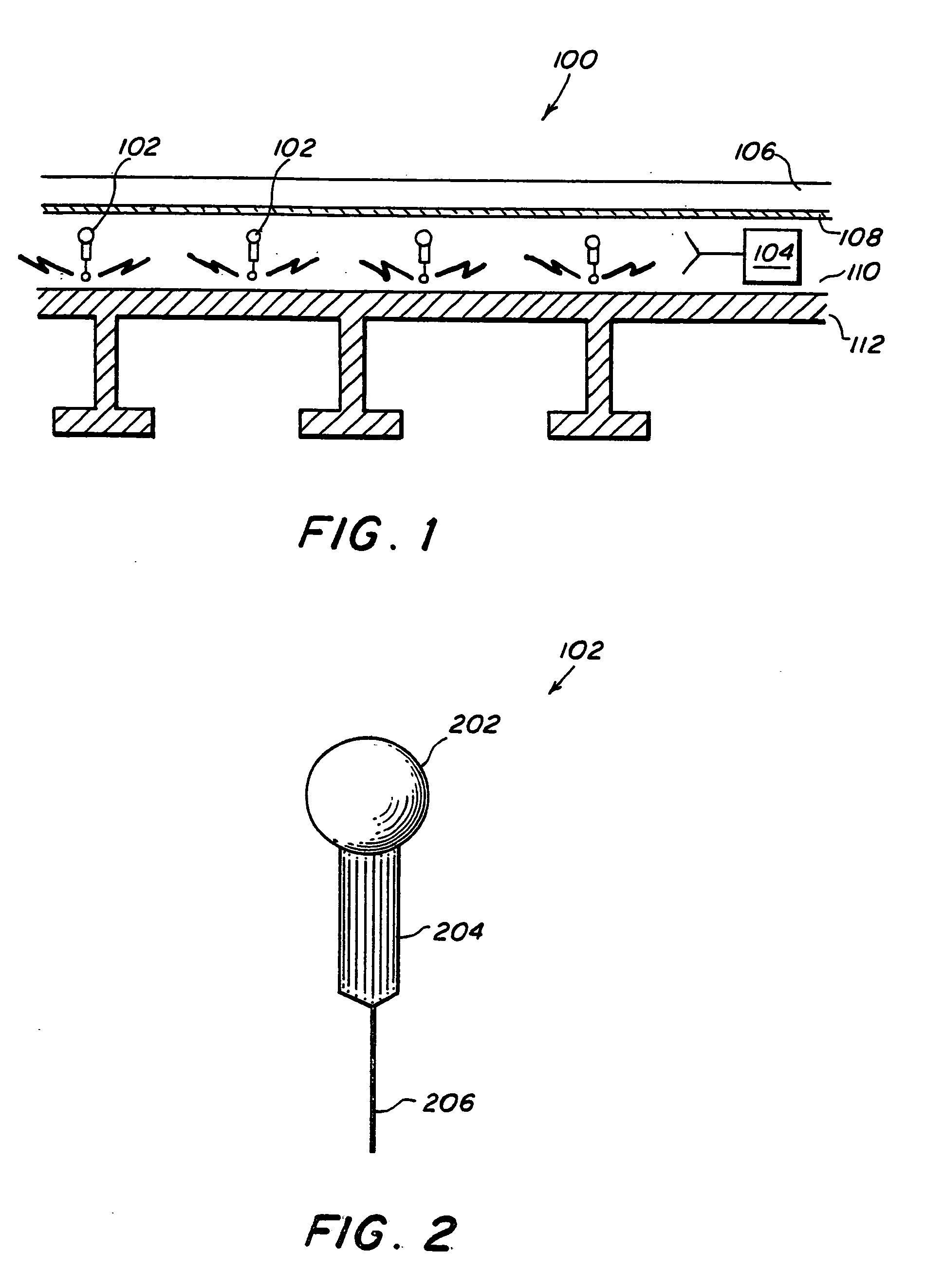 Wireless-based system and method for hull-based sensing