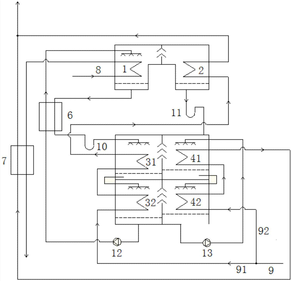 Absorption heat pump unit, heat exchanger unit and heat supply system