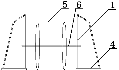 Disk cable jacking bracket device