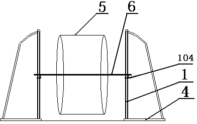 Disk cable jacking bracket device