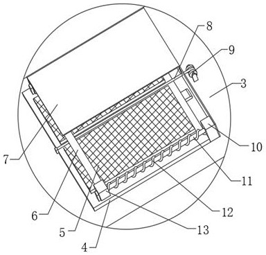 Energy-saving feeding device for ecological running water fish culture