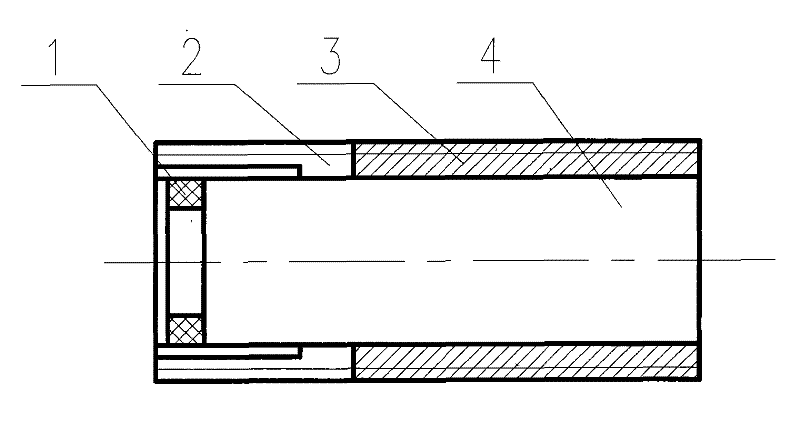 Magnetic-shielding eddy current sensor probe and method for reducing eddy current effect