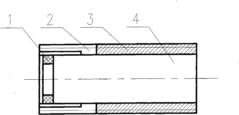 Magnetic-shielding eddy current sensor probe and method for reducing eddy current effect