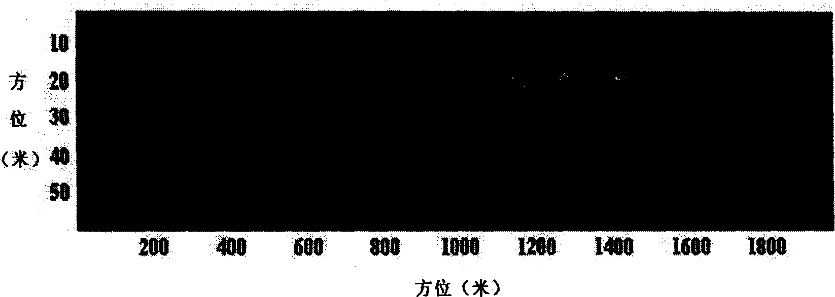 Motive target imaging method of synthetic aperture radar