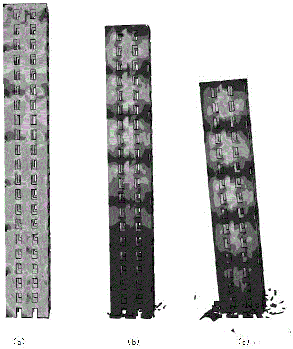 Anti-collapse optimization design method of reinforced concrete shear wall structure