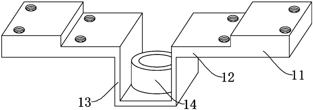 A mounting base for a ground terminal of an electronic device