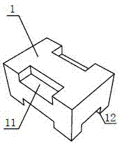 I-shaped anti-knock mortarless building block and building block wall