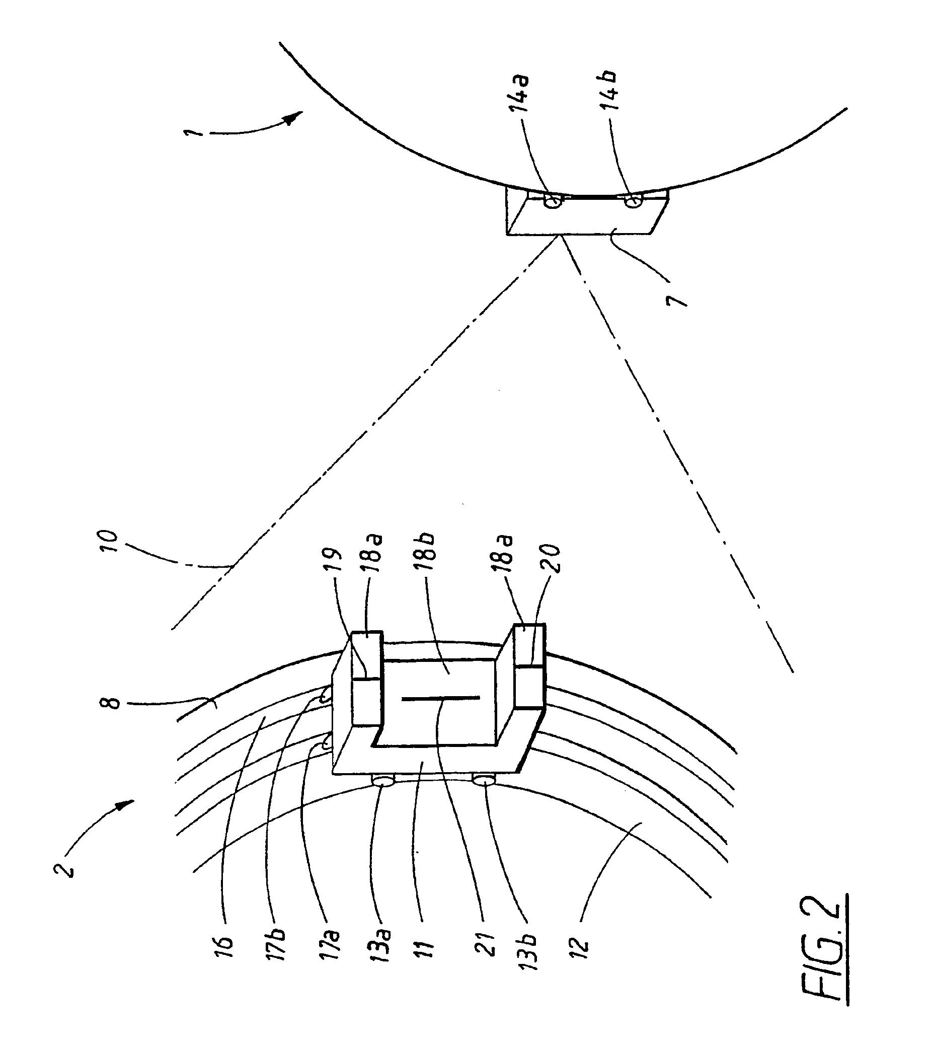 Device and procedure for aligning of components