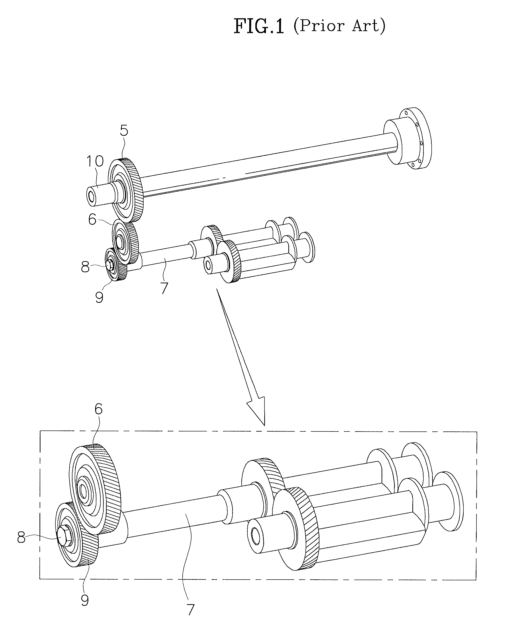 Balance shaft module for vehicle