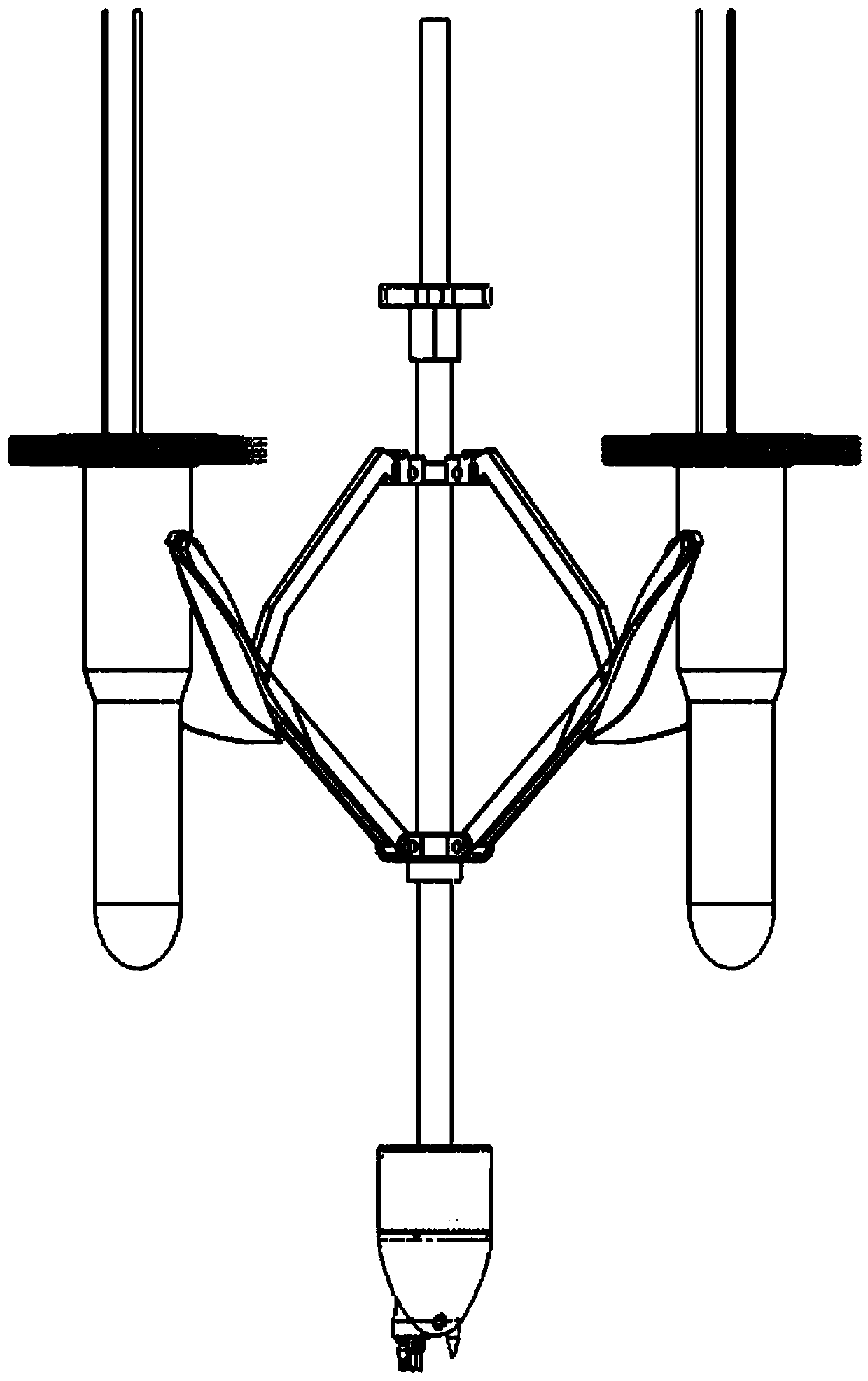 A deep-sea mount release mechanism