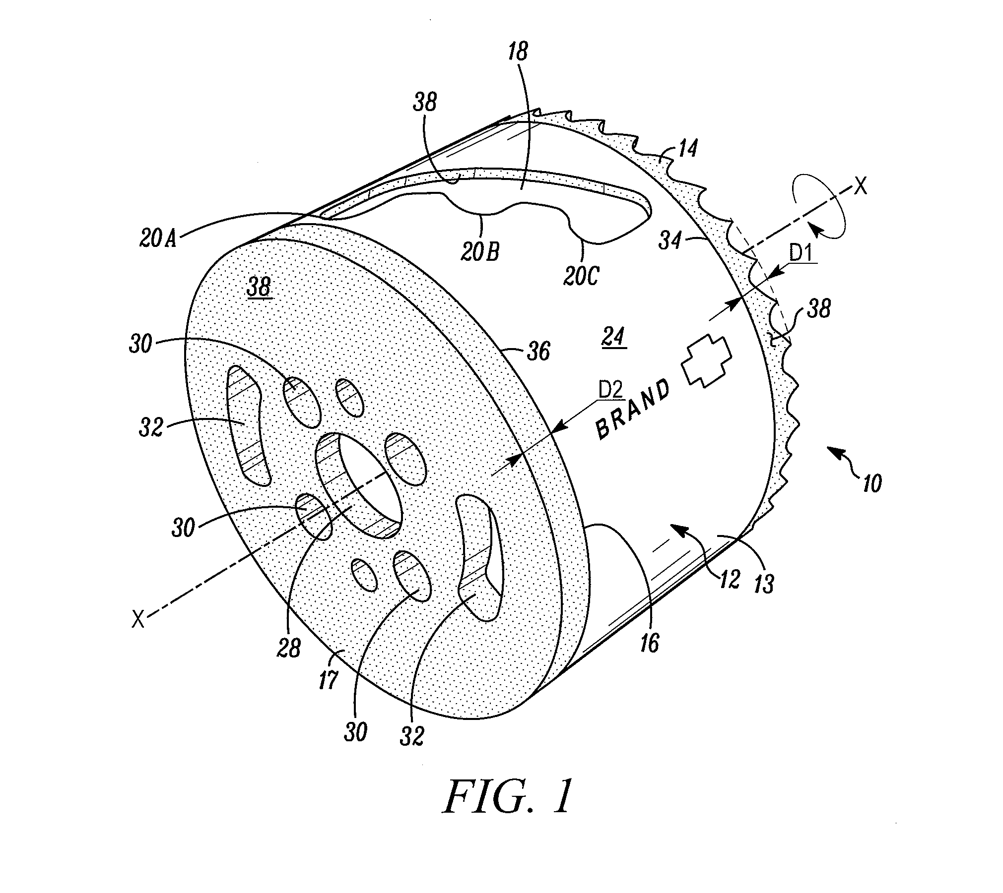 Coated hole cutter