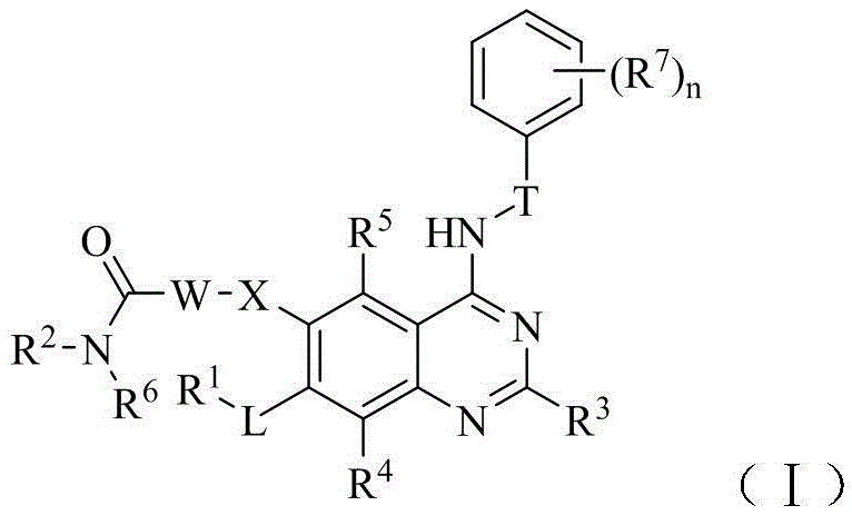 Quinazoline-based egfr tyrosine kinase inhibitor containing a zinc-binding group