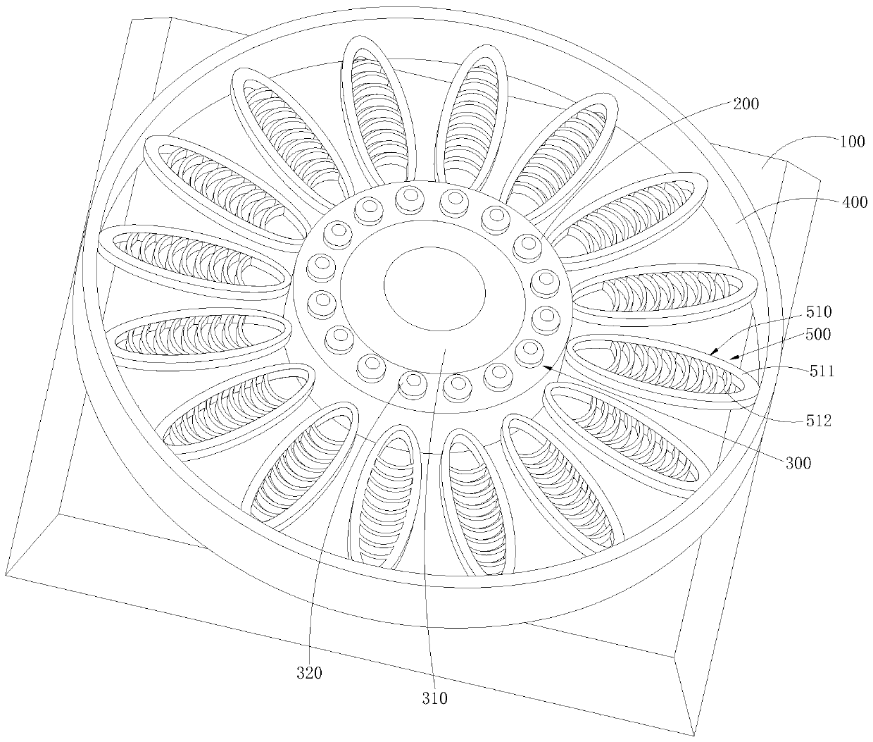 Luminaires with cooling rings