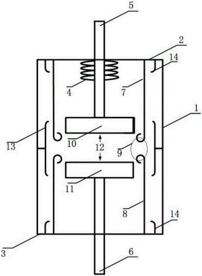 Contact with fixed fracture and having short-circuit current breaking capability and vacuum arc extinguishing chamber