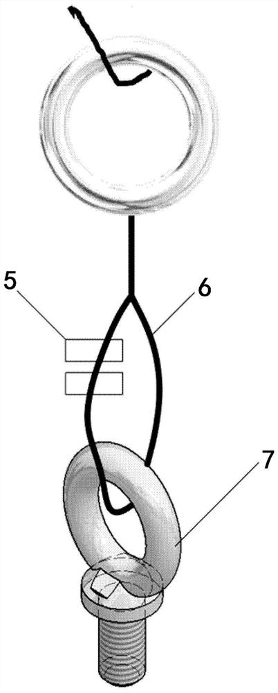 Hoisting flight attitude adjustment throwing device for aircraft