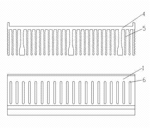 Radiation type LED (light-emitting diode) tunnel lamp