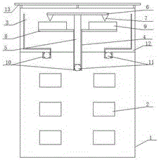 Power distribution cabinet capable of automatically extinguishing fire