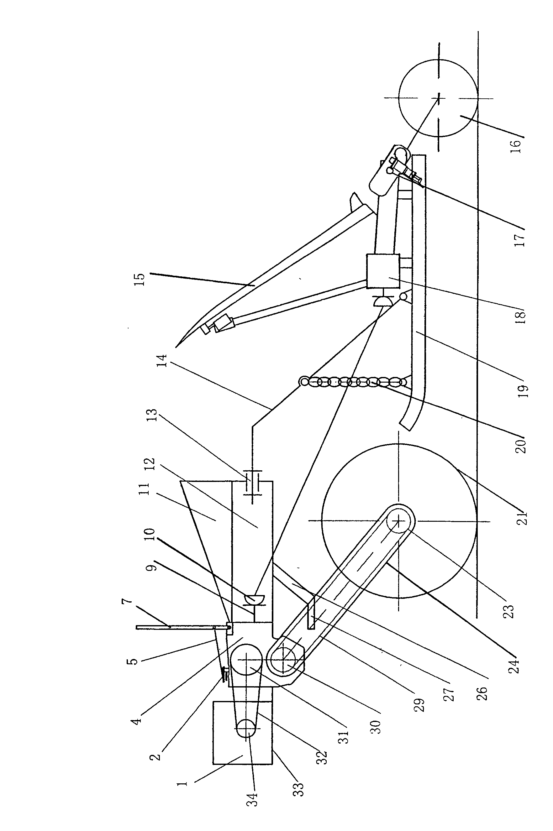 Ride-type two-wheel driven transplanter