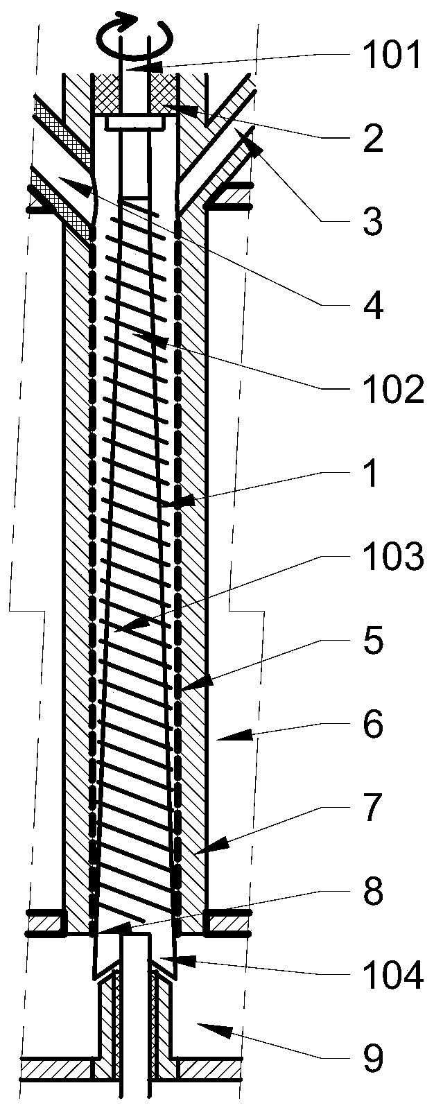 Cone mill roll biomass rapid catalytic pyrolysis reactor and pyrolysis method thereof