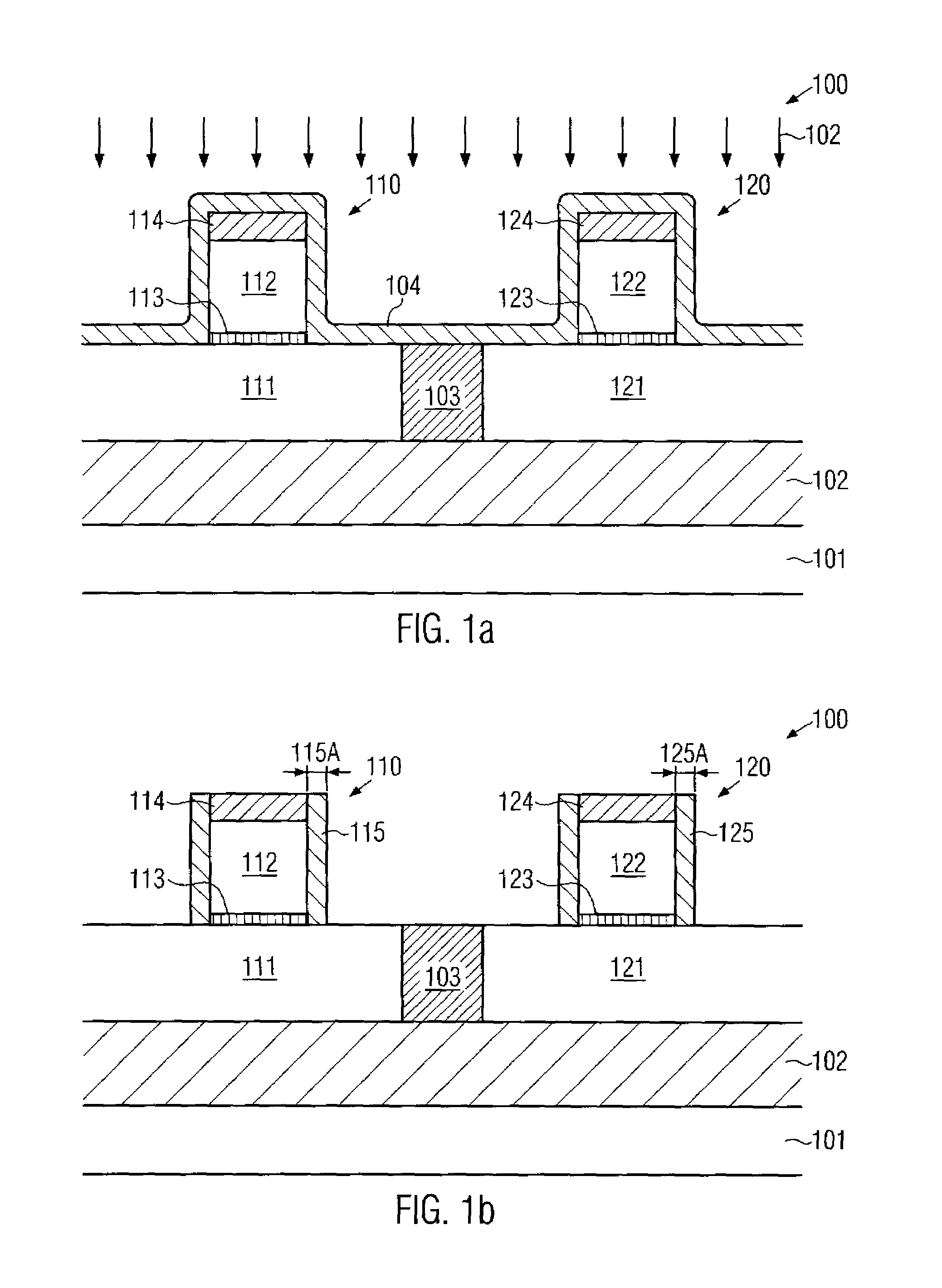 Technique for forming recessed strained drain/source regions in NMOS and PMOS transistors