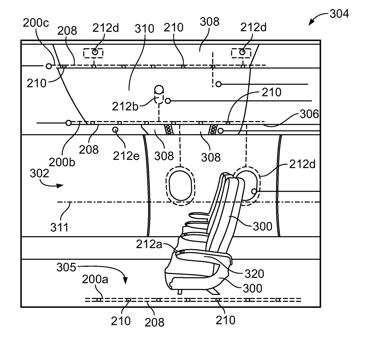 Illuminated stowage bin assemblies within vehicles