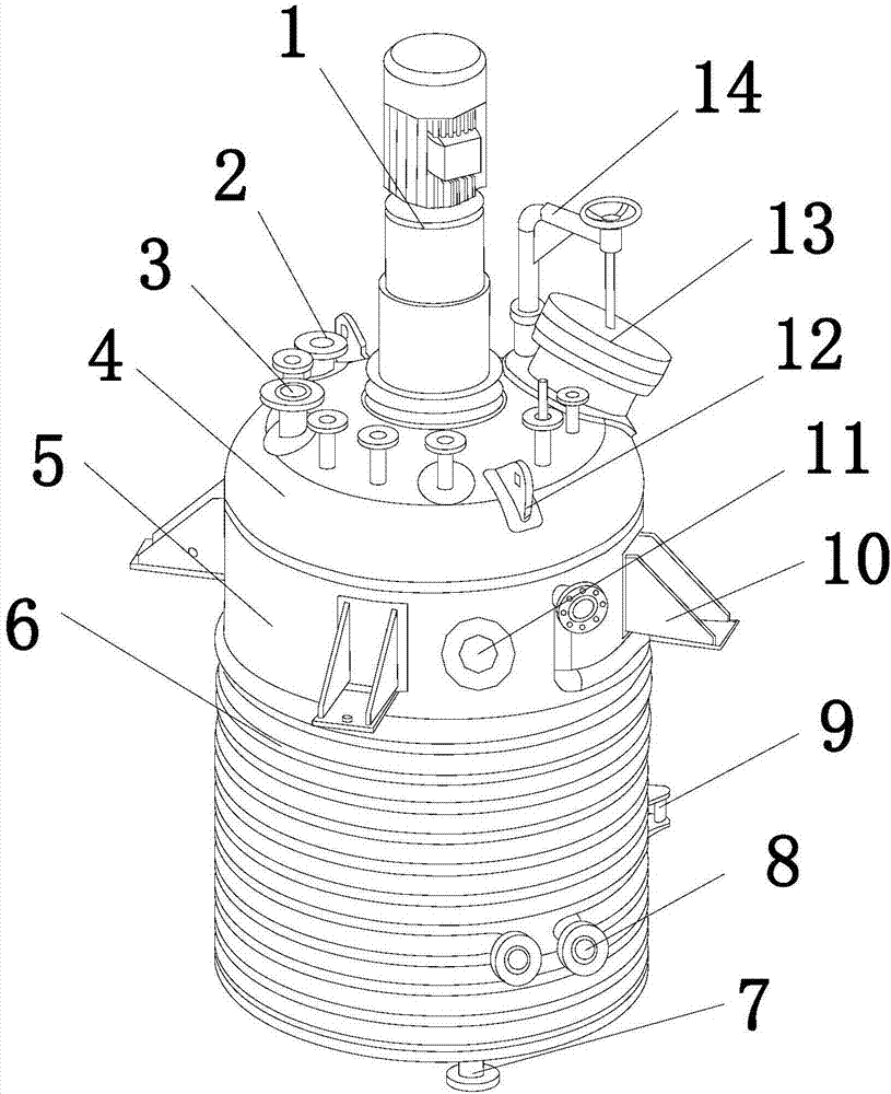 Crystallization treatment device based on industrial wastewater discharge reduction