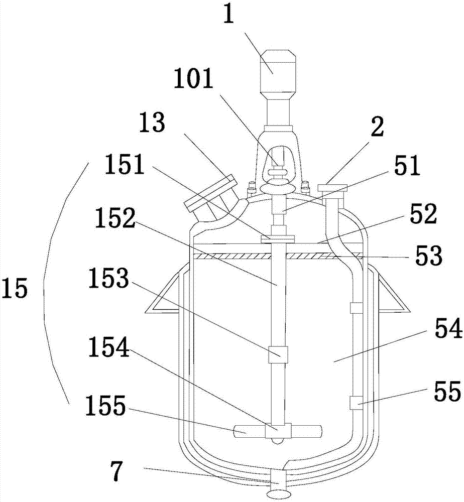 Crystallization treatment device based on industrial wastewater discharge reduction