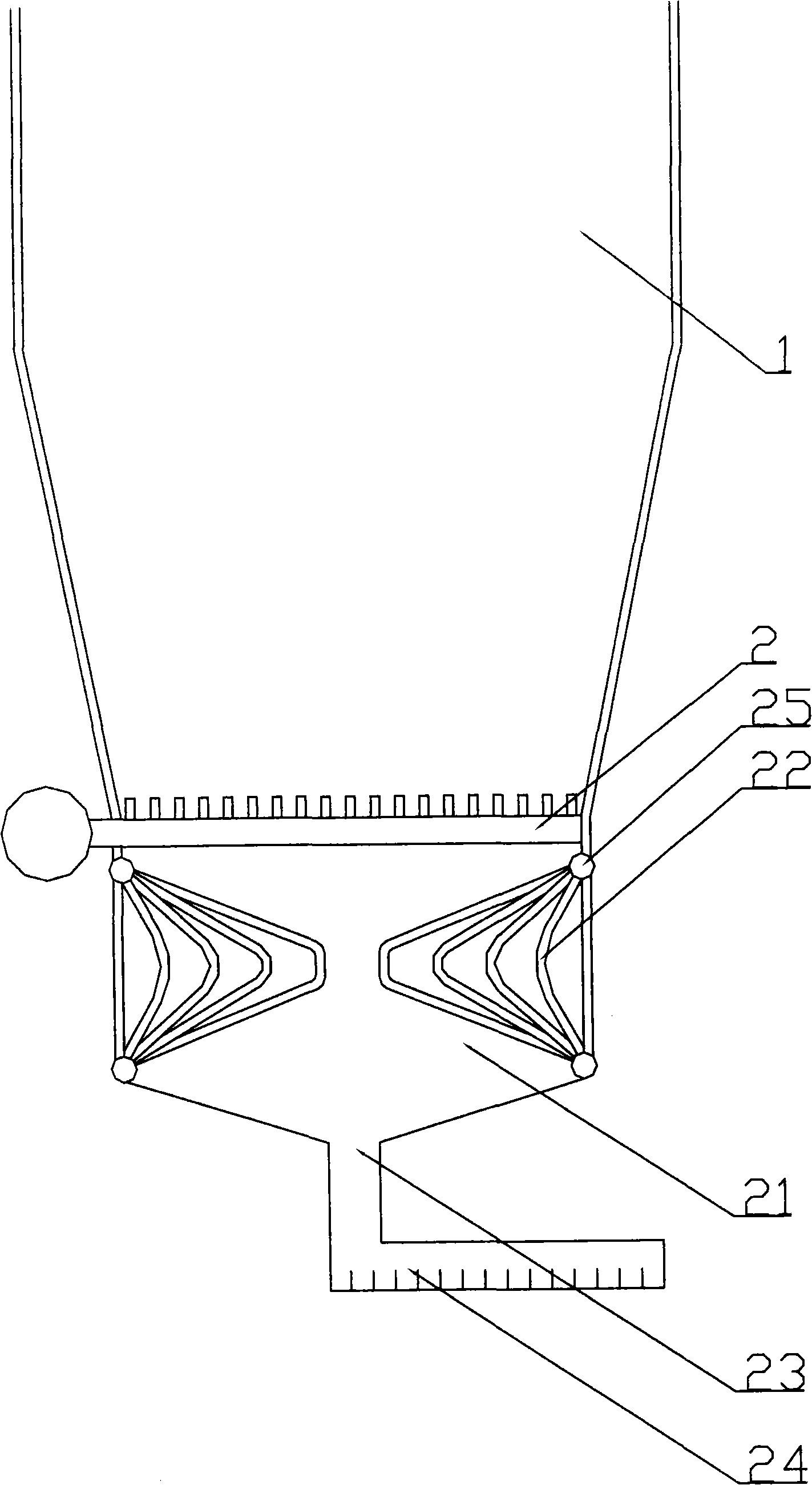 Device and method for recovering bottom slag heat of circulating fluidized bed boiler