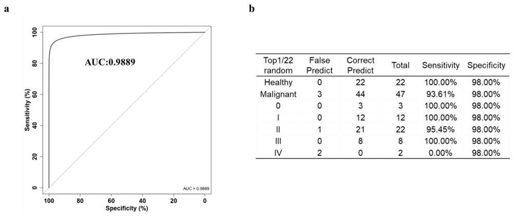 Breast tumor specific methylation detection kit