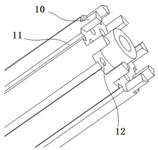 A circuit board locking structure for high-speed rotation test in low-speed wind tunnel