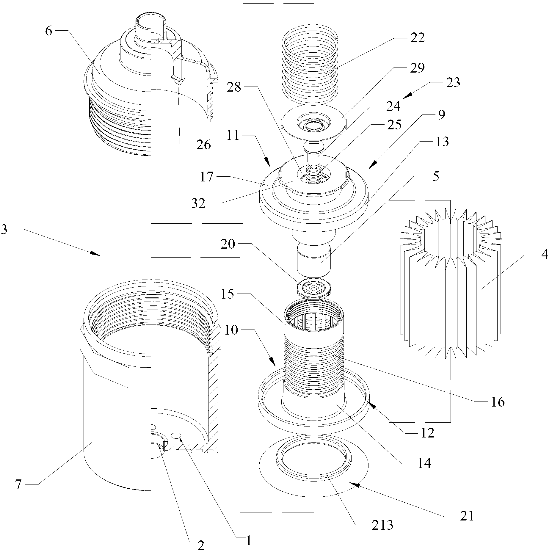 Novel machine oil magnetizing filtering device