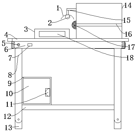 Multifunctional intelligent desk for improving study attention