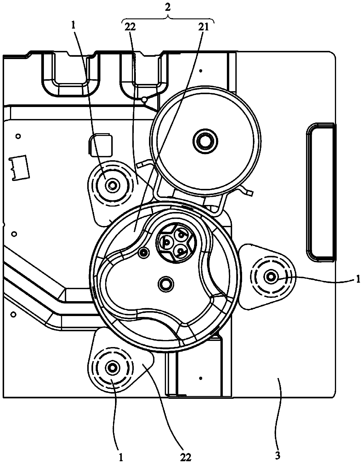 Damping device and refrigeration equipment