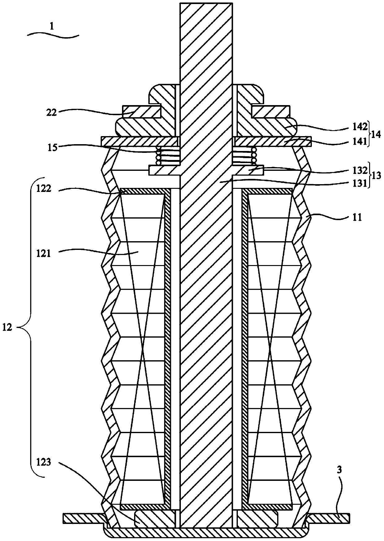 Damping device and refrigeration equipment