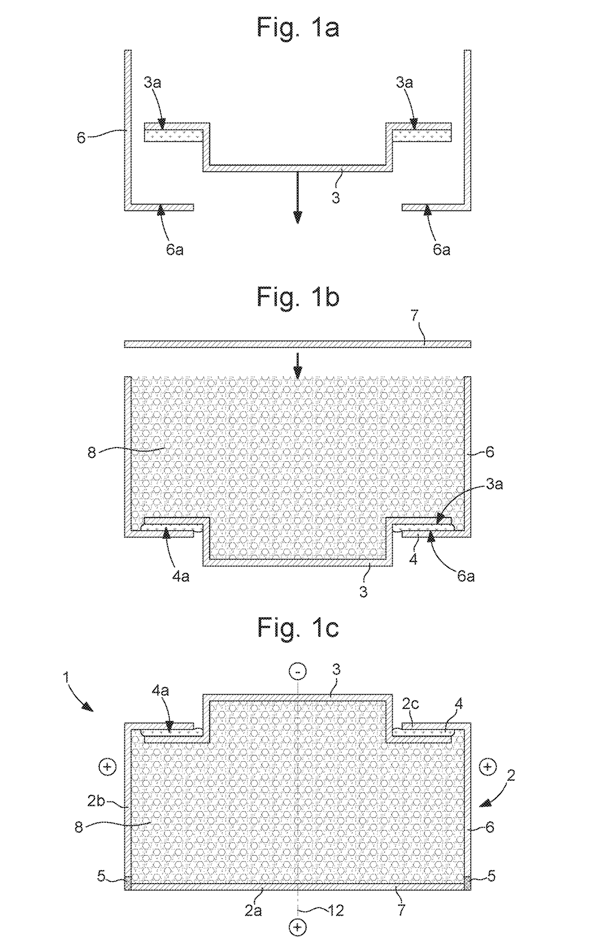 Battery, particularly a button cell, and method for manufacture of such a battery