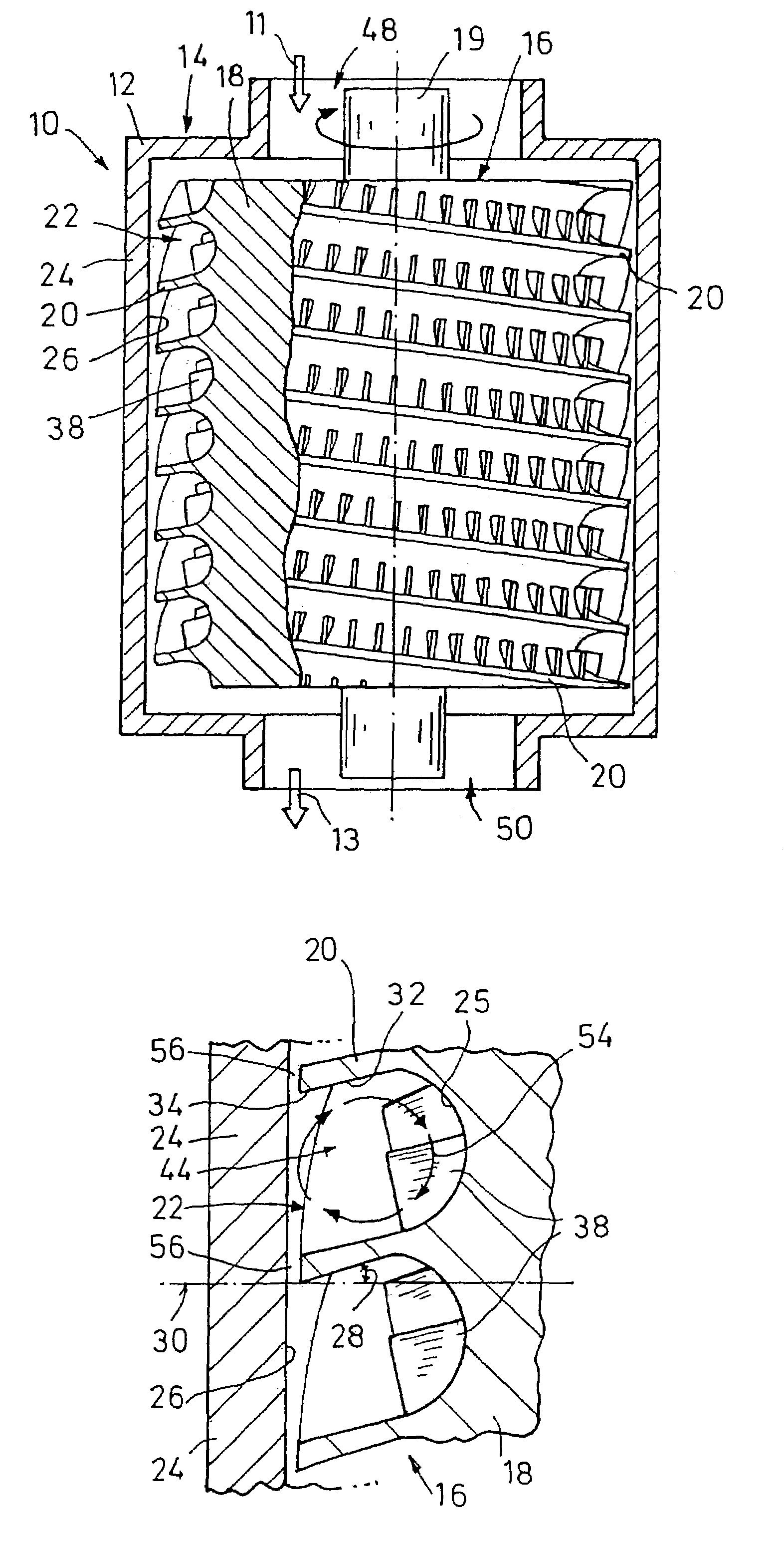 Pump embodied as a side channel pump