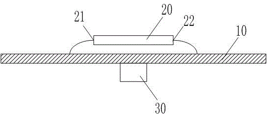 A TV main board pcb and its method for suppressing tdma noise