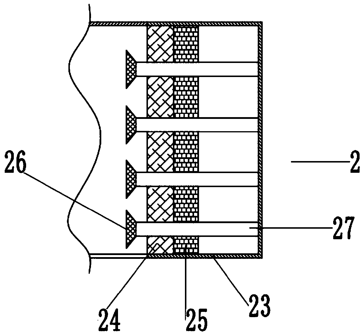 Ventilation filter screen assembly for power cabinet